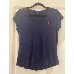 Navy Blue V-Neck
